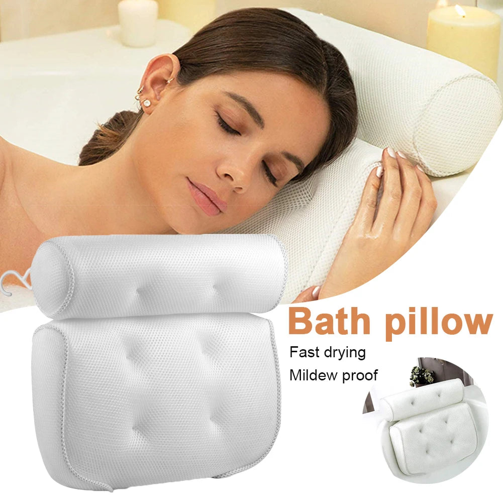 AquaNest Spa Pillow - Neck & Back Support for Bathtubs