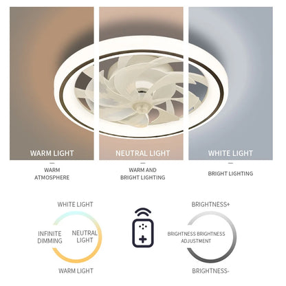 AirLyft Smart Ceiling Fan - Retractable Silent Fan with LED Light