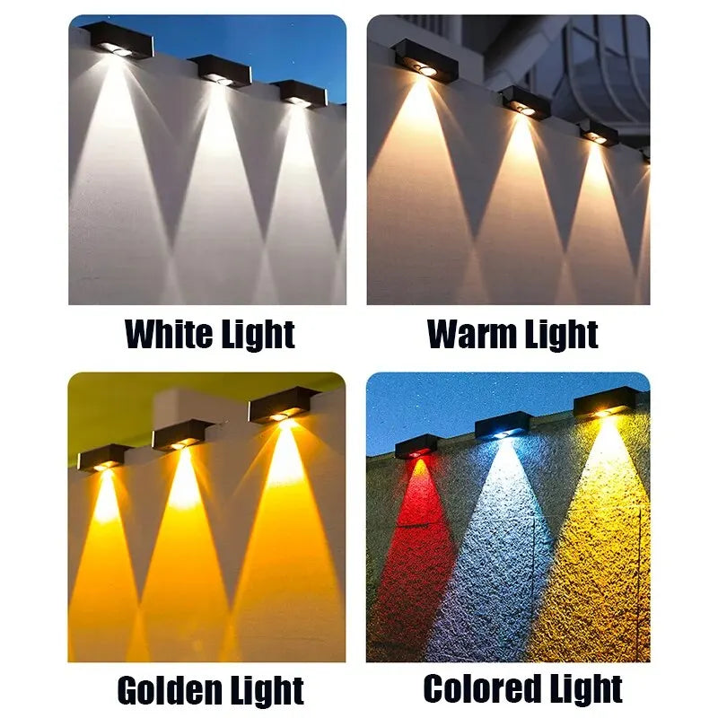 LumiSquare - Solar Outdoor Wall Lights