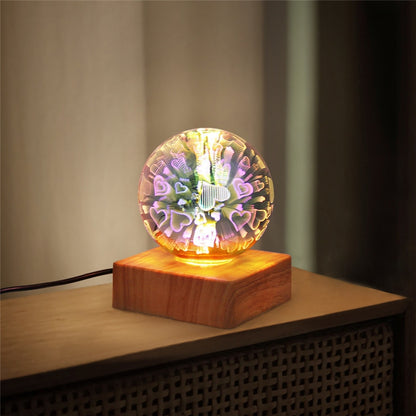 Glintora - 3D Fireworks Starry Sky LED Table Lamp