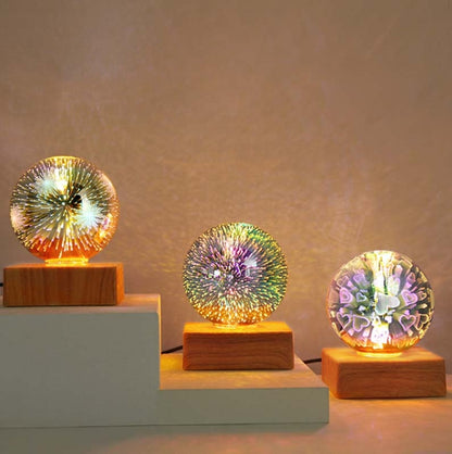 Glintora - 3D Fireworks Starry Sky LED Table Lamp