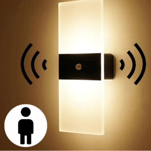 LumaGlow - USB Rechargeable LED Wall Light with Touch Sensor