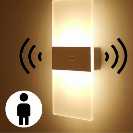 LumaGlow - USB Rechargeable LED Wall Light with Touch Sensor