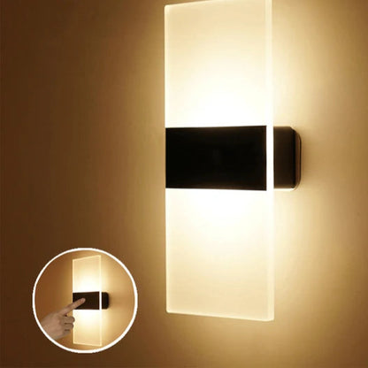 LumaGlow - USB Rechargeable LED Wall Light with Touch Sensor