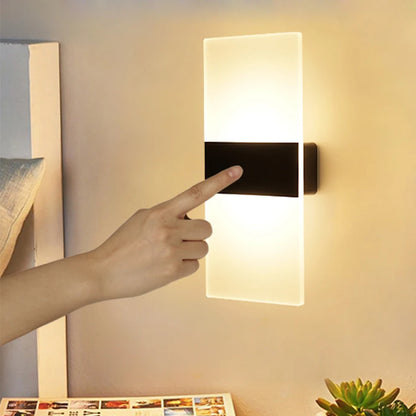 LumaGlow - USB Rechargeable LED Wall Light with Touch Sensor