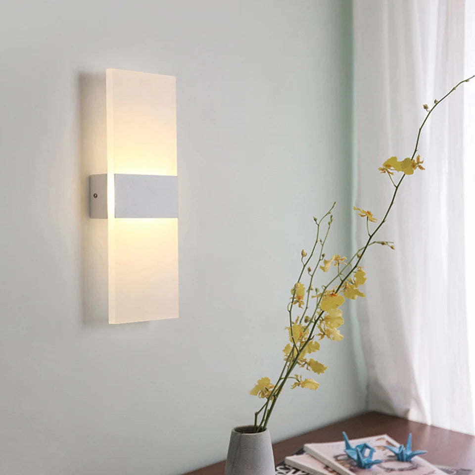 LumaGlow - USB Rechargeable LED Wall Light with Touch Sensor