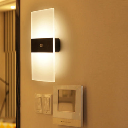 LumaGlow - USB Rechargeable LED Wall Light with Touch Sensor