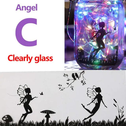 Solar Fairy Lantern Lights Outdoor Christmas Wedding Birthday Party Garden Decor Mason Solar Jar Patio Lamp Hanging Light