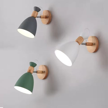 LumoWood - Modern Wooden Wall Lamp for Bedroom & Corridor