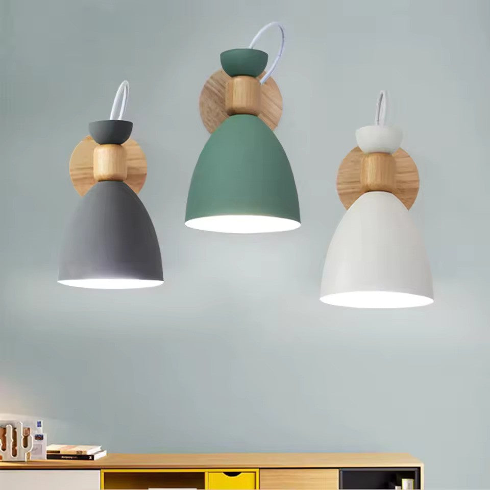 LumoWood - Modern Wooden Wall Lamp for Bedroom & Corridor