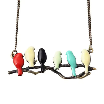 Birdora - Lovely Bird Pendant Necklace for Women