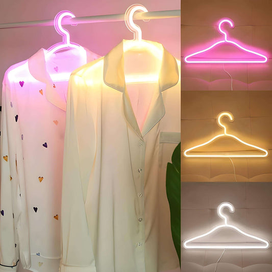 GlowHanger LED Lamp - Neon Clothes Rack Light