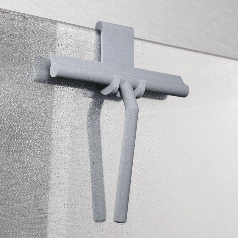 Shower Squeegee With Holder - GREY with hook - HomeRelaxOfficial