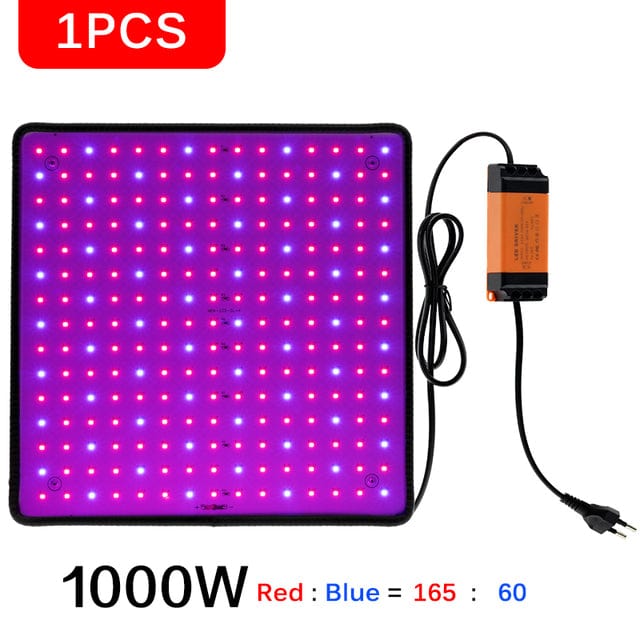 1000W LED Grow Light Panel - 1pc Red and Blue (EXTRA $40 OFF) - HomeRelaxOfficial