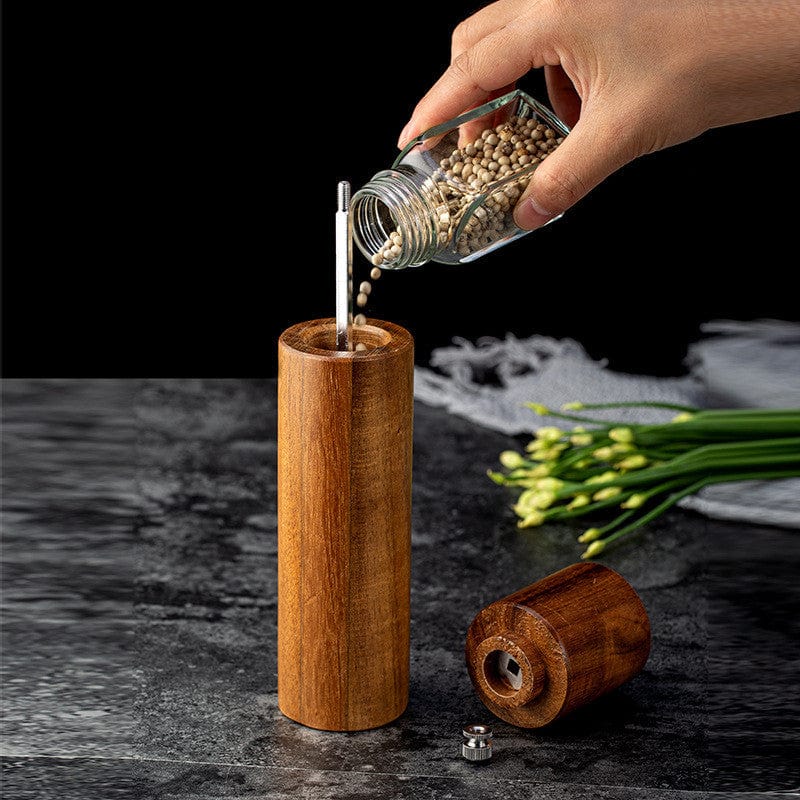 Acacia Wood Salt & Pepper Grinder - Kitchen - HomeRelaxOfficial