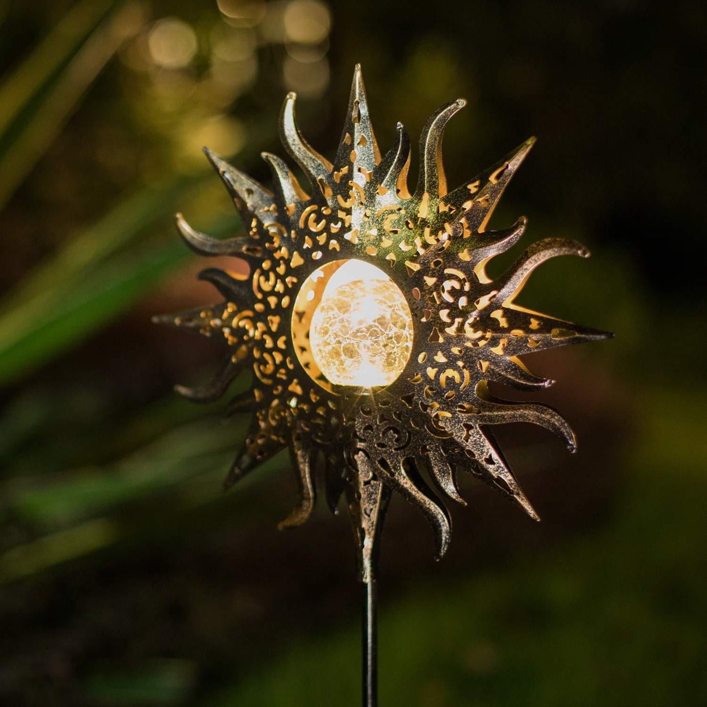 LED Solar Flame - Sun - Garden Decor - HomeRelaxOfficial