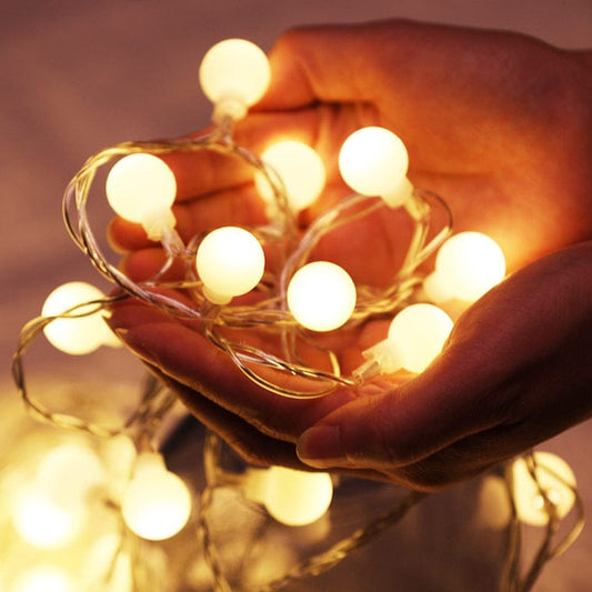 LED Ball String Lights - Lighting - HomeRelaxOfficial