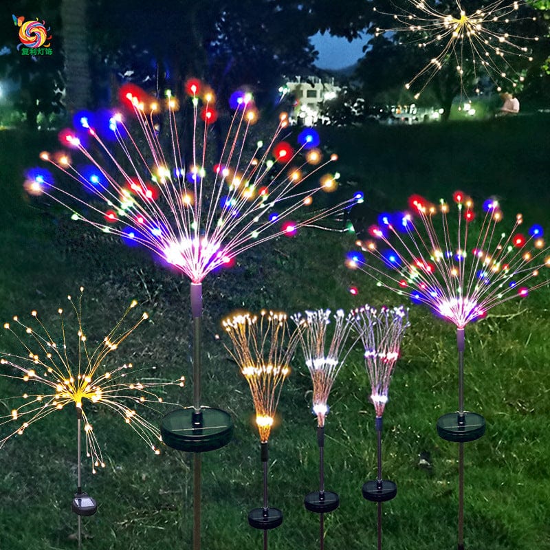 Firework Lights - Blue / 90cm / 2Modes - Garden Decor - HomeRelaxOfficial