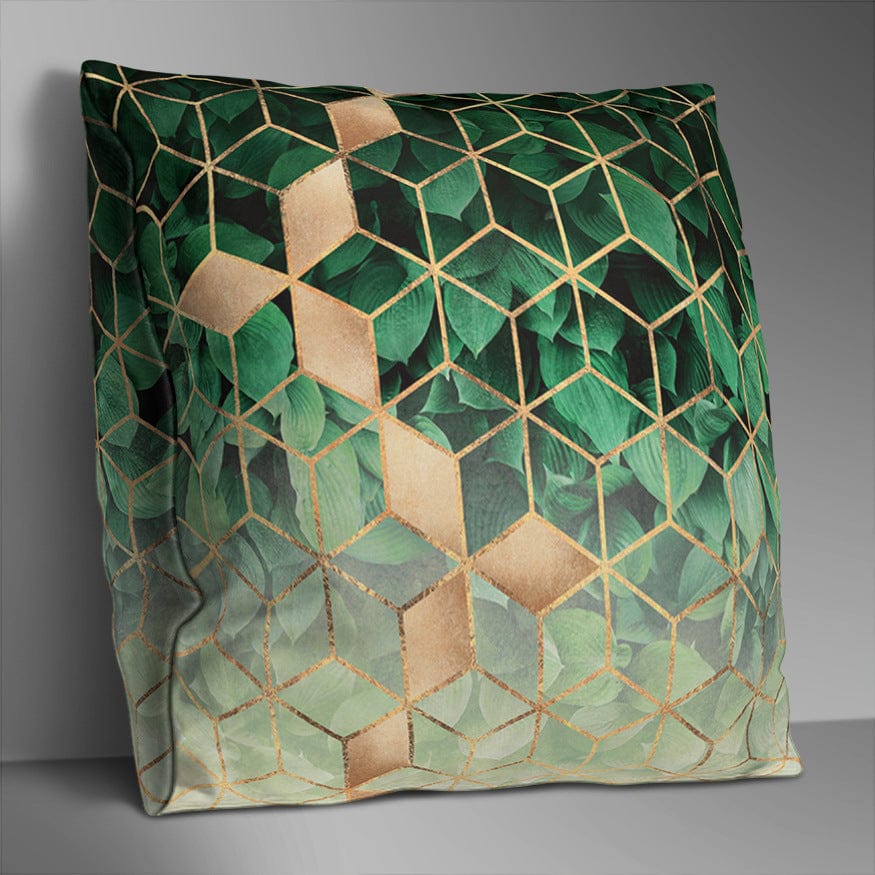 Green Plant Cushion Cover - Mosaik / 45X45CM - Cushion Covers - HomeRelaxOfficial