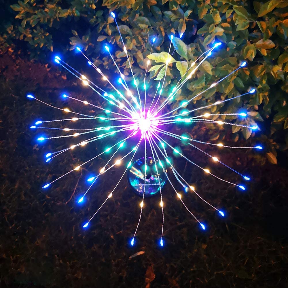 Solar Firework Light Led Copper Wire - Colorful / 120pcs / 2mode - Home Lighting - HomeRelaxOfficial