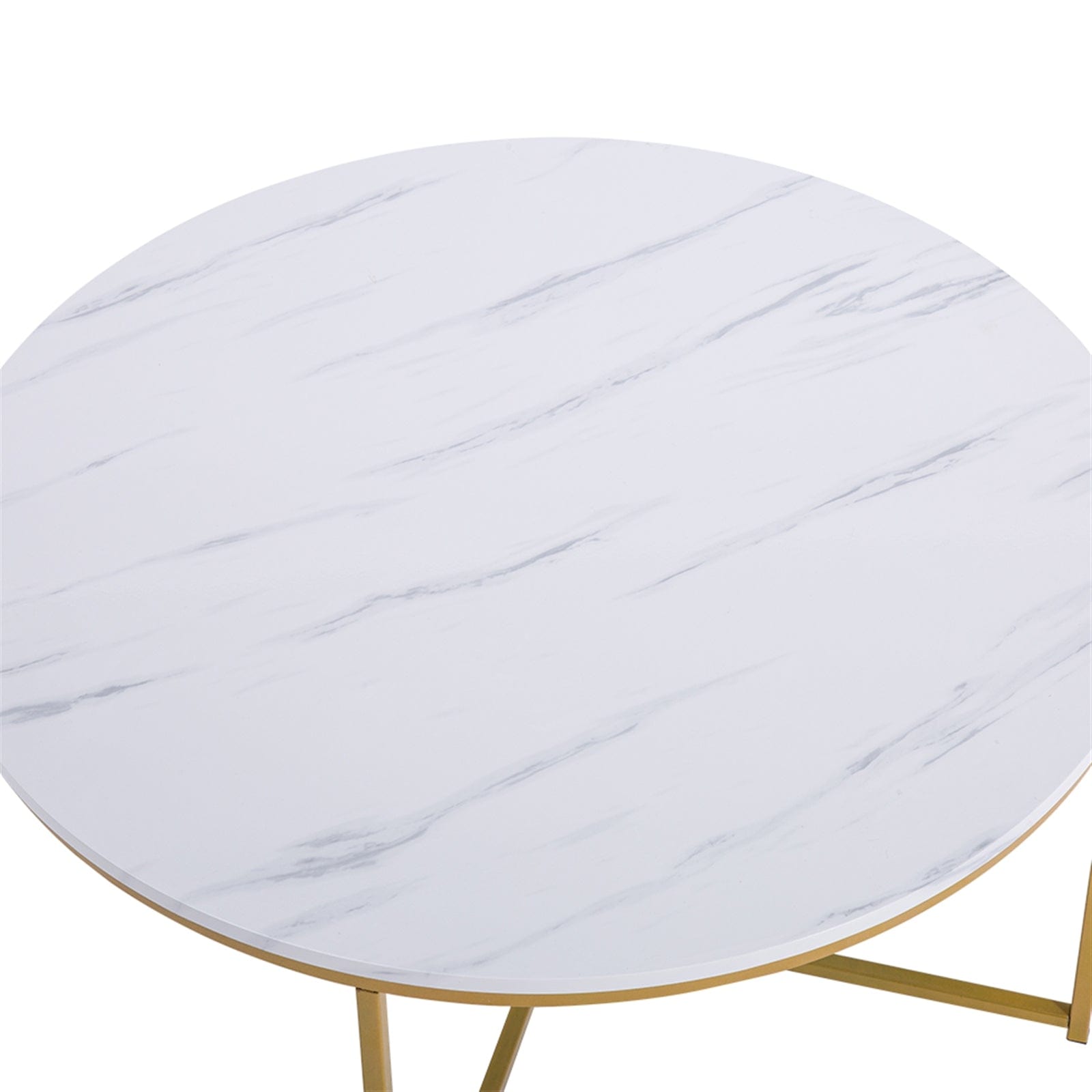 Round Coffee Table - White - HomeRelaxOfficial