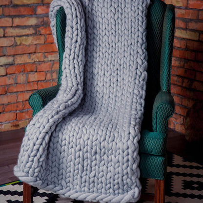 Handmade Chunky Knit Blanket - HomeRelaxOfficial