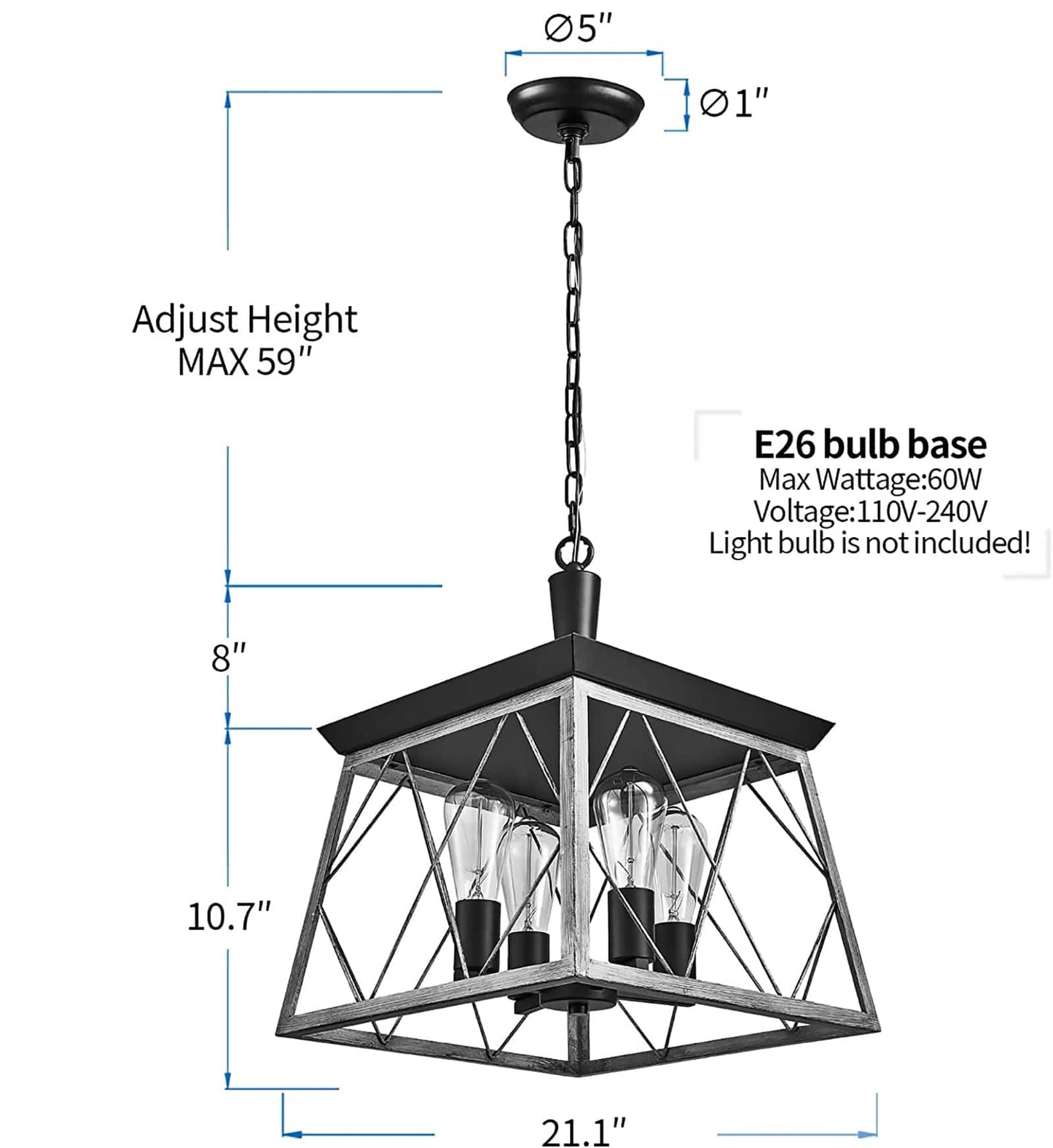 Farmhouse Style Chandelier - HomeRelaxOfficial