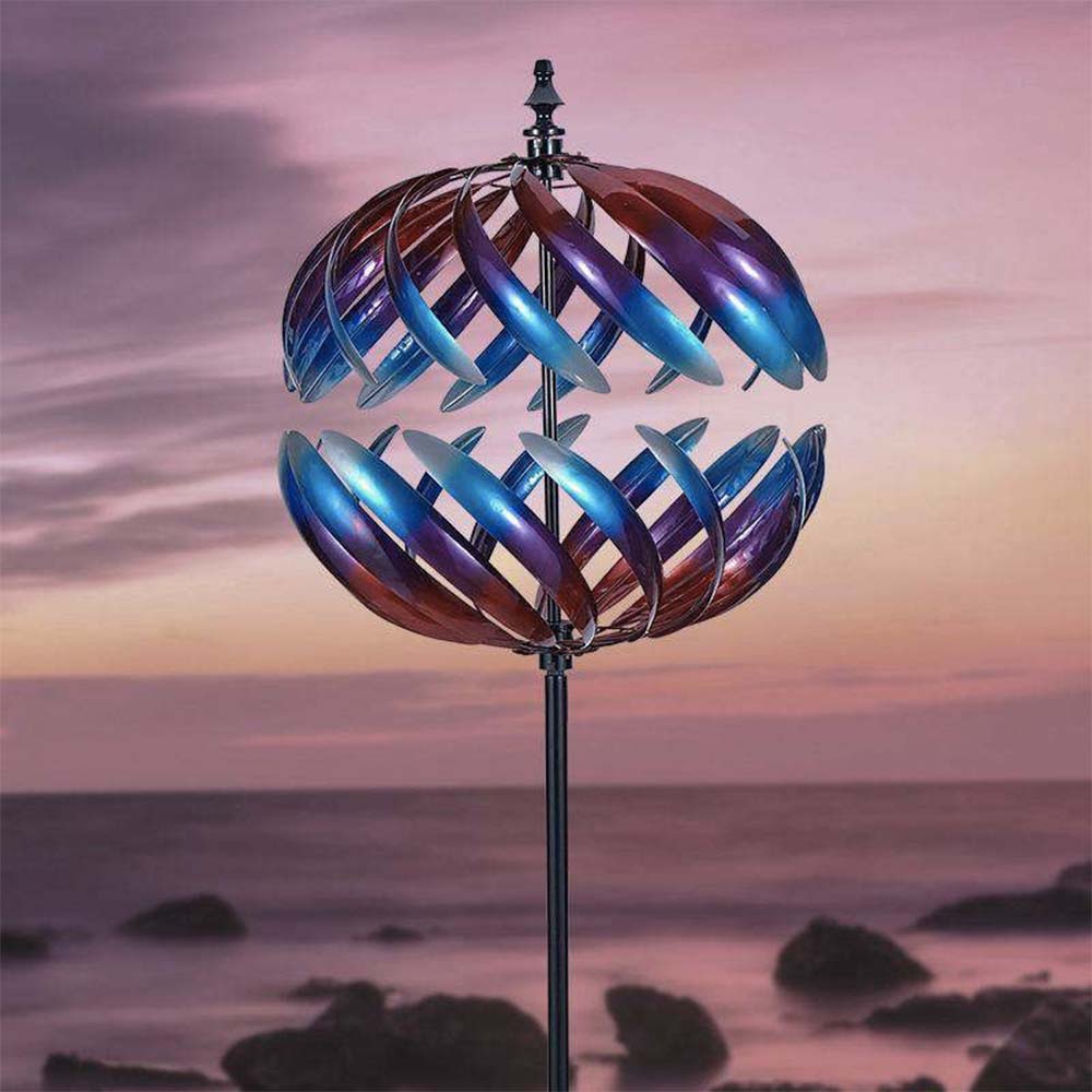 Multicolored Split Sphere Wind Spinner - HomeRelaxOfficial