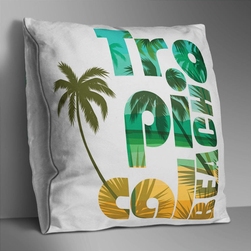 Green Plant Cushion Cover - Tropical Beach / 45X45CM - Cushion Covers - HomeRelaxOfficial