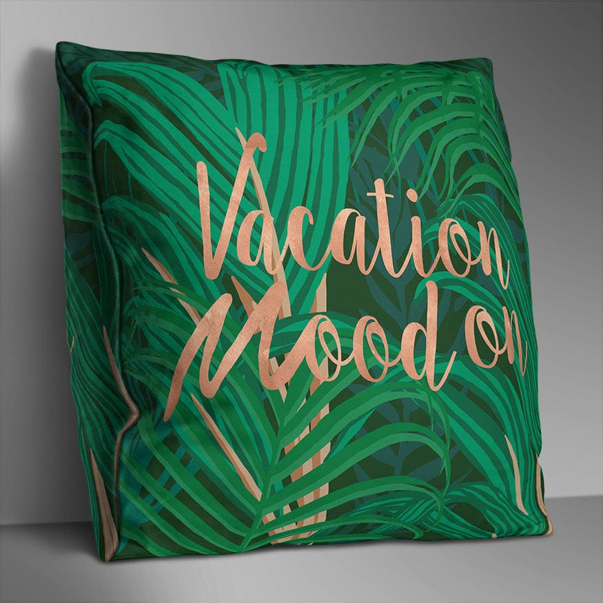 Green Plant Cushion Cover - Vacation Mood On / 45X45CM - Cushion Covers - HomeRelaxOfficial