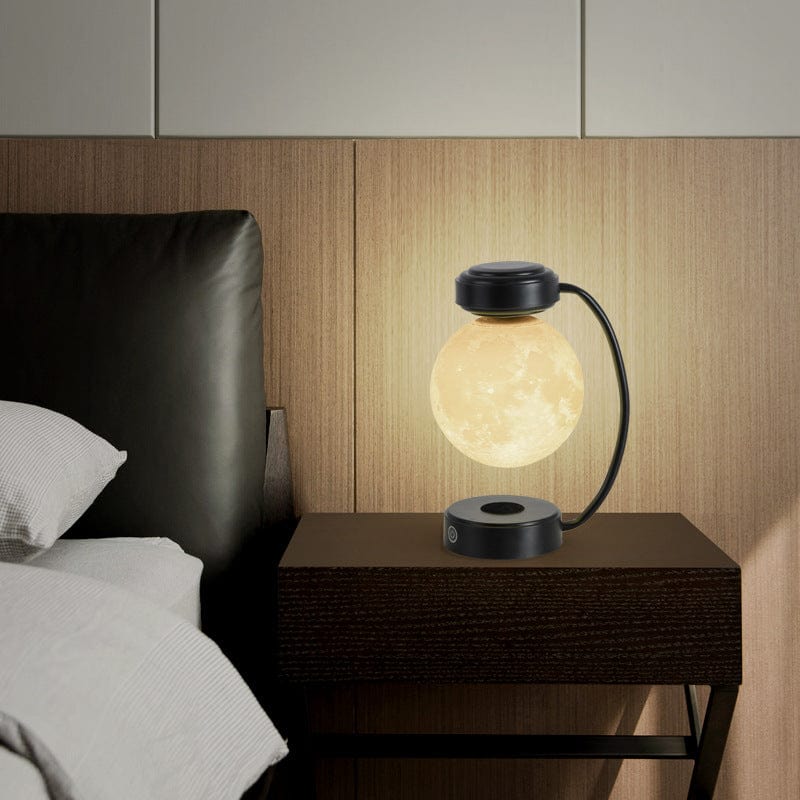 3D LED Moon Night Light Wireless Magnetic Levitating Rotating Floating Ball Lamp For School Office Bookshop Home Decoration - Home Lighting - HomeRelaxOfficial