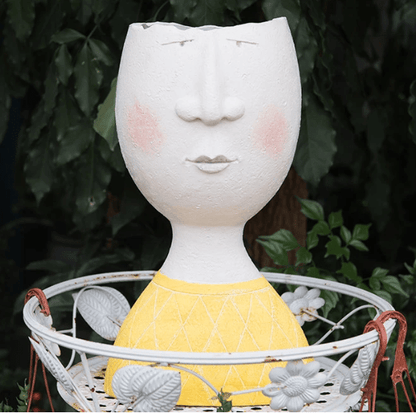 Portrait sculpture flower pot - Style #7 - Vases - HomeRelaxOfficial