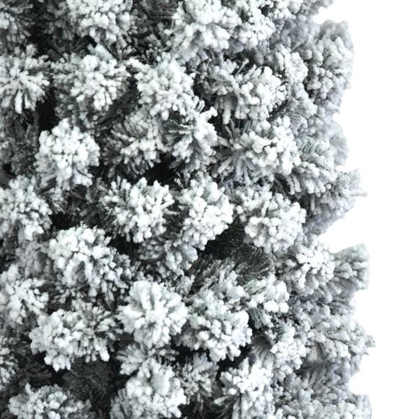 Flocked Pencil Christmas Tree - 7.5ft - HomeRelaxOfficial