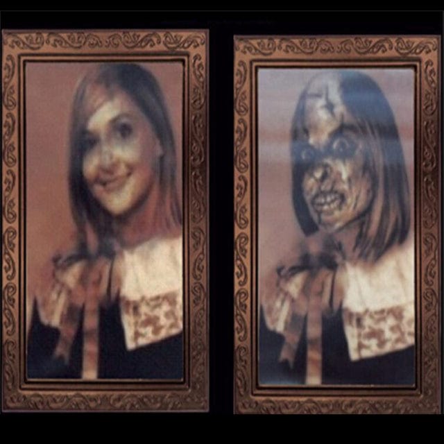 3D Halloween Face Changing Ghost Portrait - 11" X 8.6" / 15 - HomeRelaxOfficial