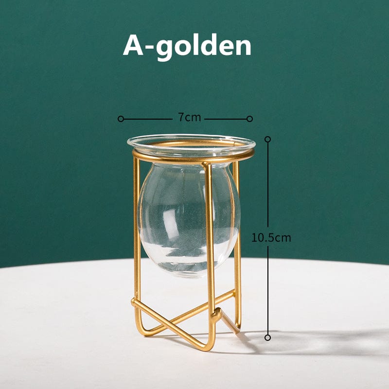 Transparent Glass Vase Home Desktop Decoration - High stylegold - Vases - HomeRelaxOfficial
