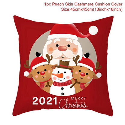 Christmas Cushion Covers - Variation #5 / 17.7" x 17.7" || 45cm x 45cm - HomeRelaxOfficial