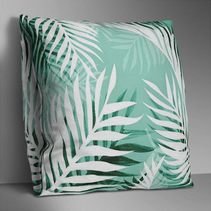 Green Plant Cushion Cover - Palms / 45X45CM - Cushion Covers - HomeRelaxOfficial