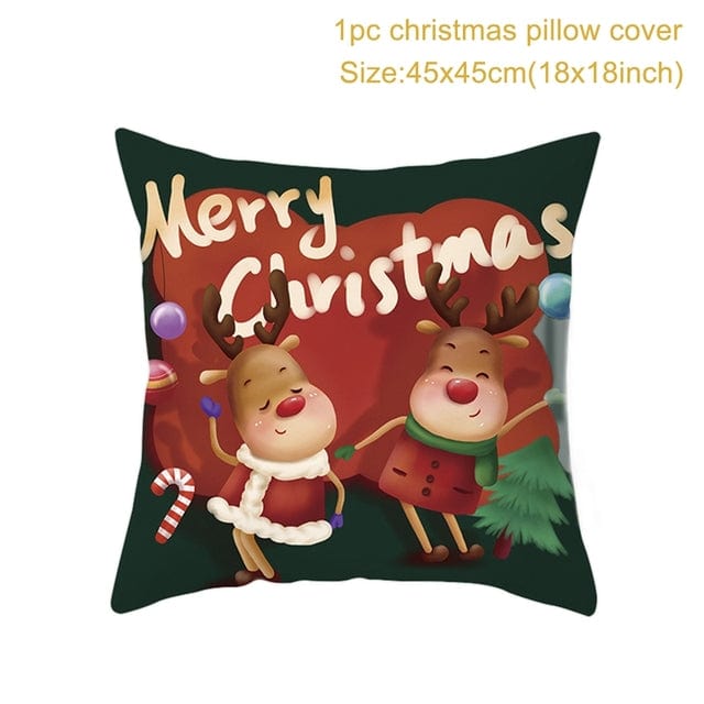 Christmas Cushion Covers - Variation #14 / 17.7" x 17.7" || 45cm x 45cm - HomeRelaxOfficial