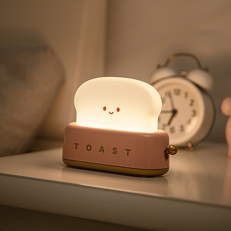 Toast Night Light - Red - Home Lighting - HomeRelaxOfficial