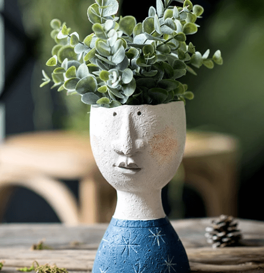 Portrait sculpture flower pot - Style #1 - Vases - HomeRelaxOfficial