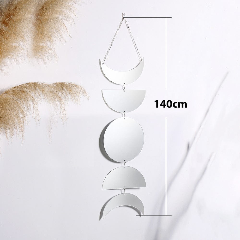Wall Hanging Sun And Crescent Acrylic Mirror Decoration - Wall Decoration - HomeRelaxOfficial