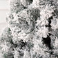 Flocked Christmas Tree with Lights - 7.5ft - HomeRelaxOfficial
