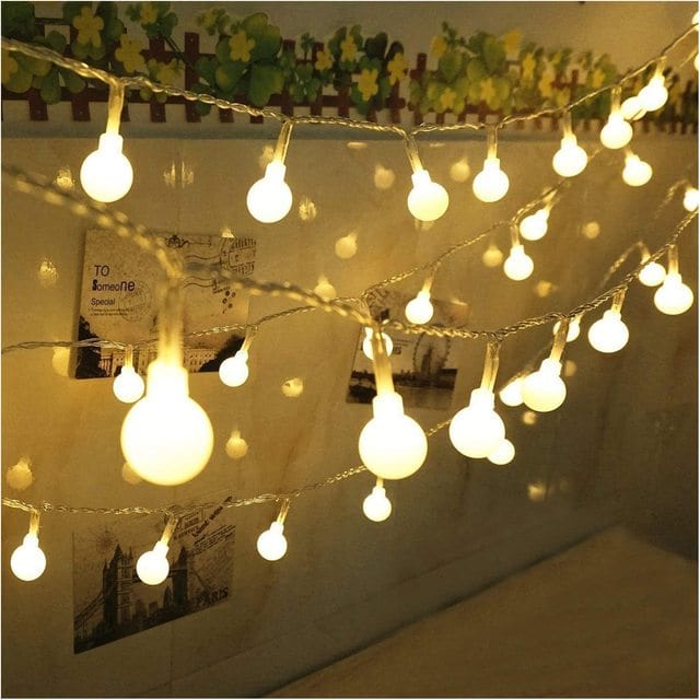Fairy LED Globe String Lights - Warm White / 40ft | 100 LEDs - HomeRelaxOfficial