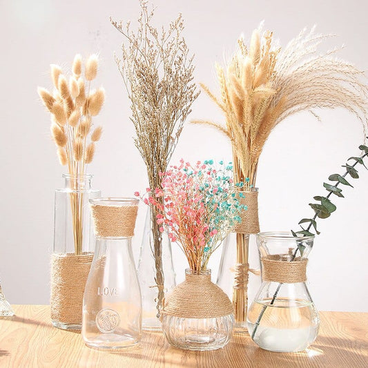 European style household glass vase - Vases - HomeRelaxOfficial