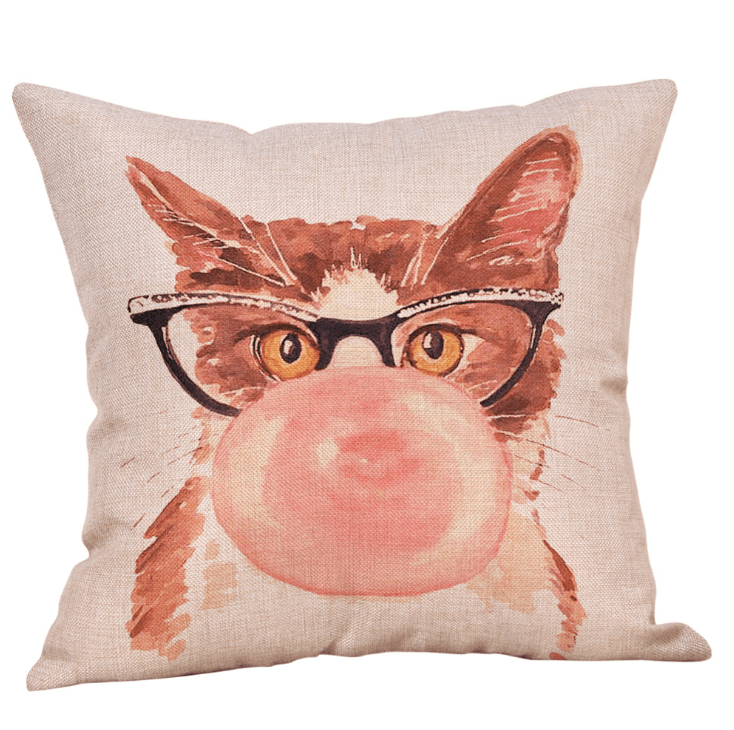Adorable Cat Pillow Cover - Gummi - Cushion Covers - HomeRelaxOfficial