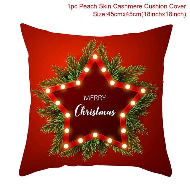 Christmas Cushion Covers - Variation #4 / 17.7" x 17.7" || 45cm x 45cm - HomeRelaxOfficial