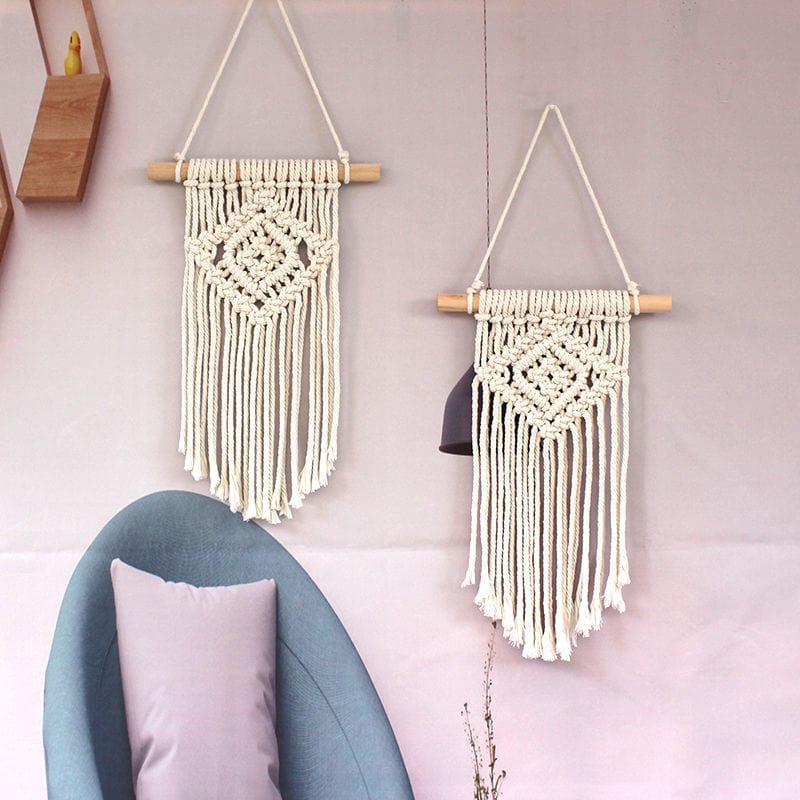 Hand-woven Wall Hanging Decorative Tapestry Wall Cloth Covering Hanging Cloth - B - Wall Decoration - HomeRelaxOfficial