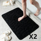 Soft Non-Slip Bath Mat - Black / 20" x 32" | 2pcs - Bathroom - HomeRelaxOfficial