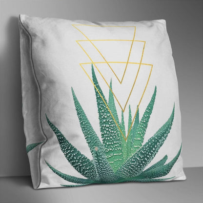 Green Plant Cushion Cover - Smal Aloe Vera / 45X45CM - Cushion Covers - HomeRelaxOfficial