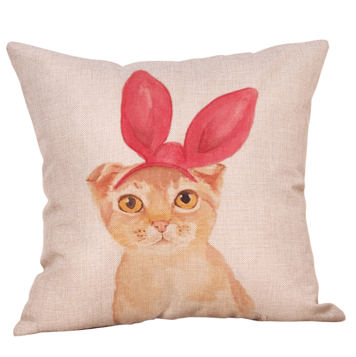 Adorable Cat Pillow Cover - Ears - Cushion Covers - HomeRelaxOfficial
